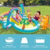 image:imageIntex 57183EP 101 Inch Swim Center Shootin Hoops Inflatable Family Swimming Pool BlueMulticolor