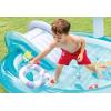 image:imageIntex 57183EP 101 Inch Swim Center Shootin Hoops Inflatable Family Swimming Pool BlueMulticolor