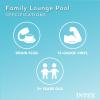 image:imageIntex 57190EP B01E0W4L58 Family Lounge Pool 6x20x20 Blue