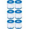 image:imageIntex Metal Frame 10 x 30 Round Outdoor Swimming Pool Set with 330 GPH Filter Pump Maintenance Kit Cover and Filter Cartridges 6 Pack