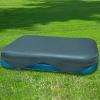 image:imageThe Wet Set Rectangular Pool Cover Fits 103 in x 69 in 262 cm x 175 cm or 120 in x 72 in 305 cm x183 cm 20 in 51 cm overhang with rope ties