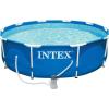 image:imageIntex 10 ft x 30 in Metal Frame Above Ground Swimming Pool Set with Filter Pump 28201EHWMT