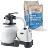 image:imageIntex 26679EG Krystal Clear 2650 GPH Sand Filter Pump for Above Ground Pools Bundled with OptiFlow 3 Pack Premium Pure Silica Filter Sand 50 lb Bags1 600 GPH