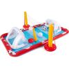 image:imageIntex 57183EP 101 Inch Swim Center Shootin Hoops Inflatable Family Swimming Pool BlueMulti