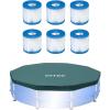 image:imageIntex Pool Filter 6 Pack with Intex 10Foot Round Above Ground Pool Cover