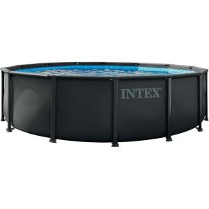 image:imageINTEX 26325EP 16Ft X 48In Ultra XTR Round Frame Swimming Pool Set with Sand Filter Pump Removable Ladder Ground Cloth Pool Cover14 x 42