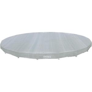 image:imageINTEX 28091E 24ft X 8in Round AllSeason Deluxe Pool Cover for 24ft Round Frame Above Ground Pools with Secure RopeTie and PreDrilled Drain Holes18ft round