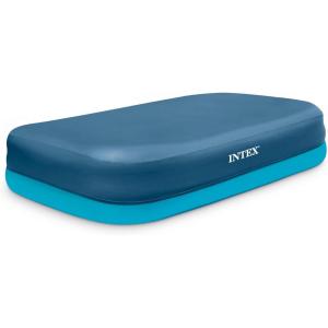 image:imageThe Wet Set Rectangular Pool Cover Fits 103 in x 69 in 262 cm x 175 cm or 120 in x 72 in 305 cm x183 cm 20 in 51 cm overhang with rope ties