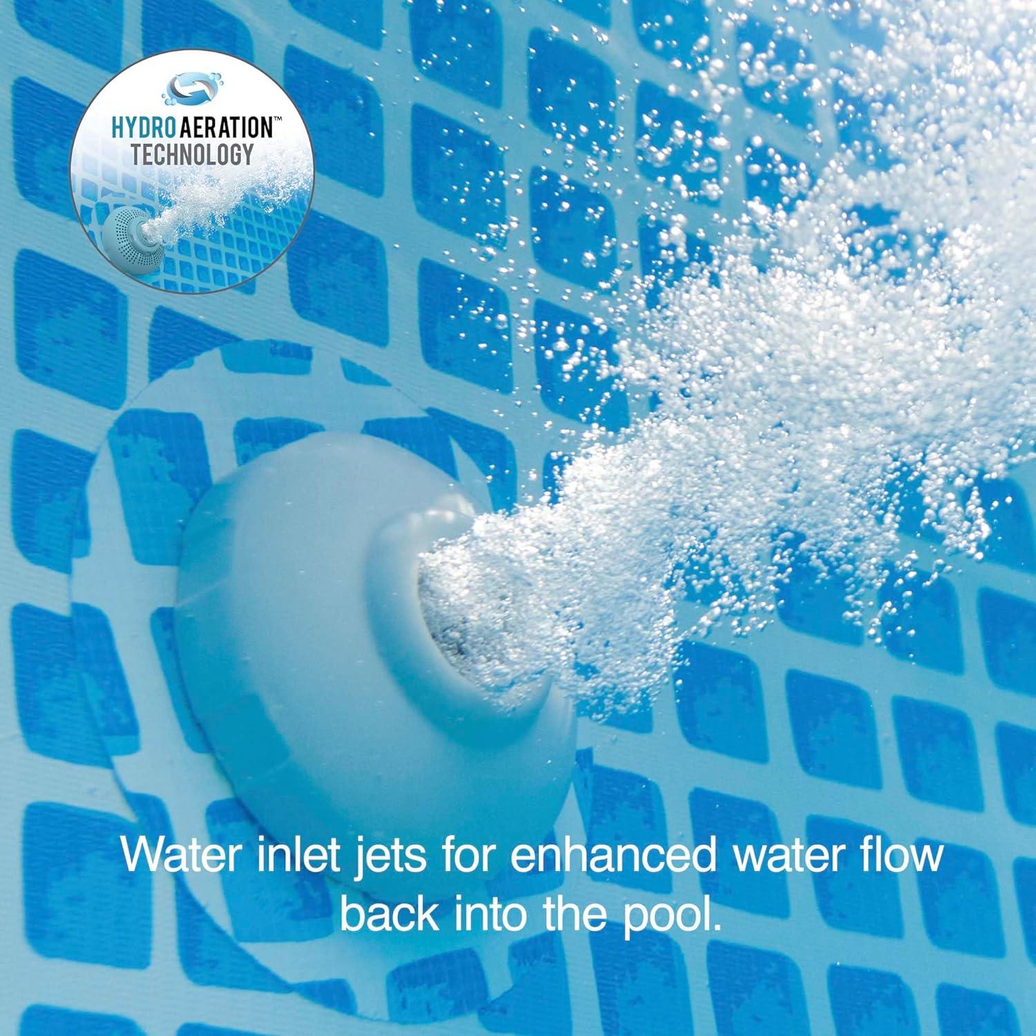 image:imageINTEX SX2800 Krystal Clear Sand Filter Pump for Above Ground Pools 2800 GPH Pump Flow Rate  Easy Installation  Deluxe Pool Maintenance Kit Included