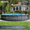 image:imageINTEX 26329EH Ultra XTR 18ft x 52in Above Ground Swimming Pool Set with Sand Filter Pump and Deluxe Automatic Vacuum Cleaner