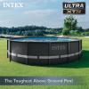 image:imageINTEX 26333EH Ultra XTR 20ft x 48in Above Ground Swimming Pool Set with Sand Filter Pump and OptiFlow 50lb Premium Filter Sand14 x 42