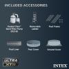 image:imageINTEX 26333EH Ultra XTR 20ft x 48in Above Ground Swimming Pool Set with Sand Filter Pump and OptiFlow 50lb Premium Filter Sand16 x 48