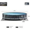 image:imageINTEX 26333EH Ultra XTR 20ft x 48in Above Ground Swimming Pool Set with Sand Filter Pump and OptiFlow 50lb Premium Filter Sand20 x 48