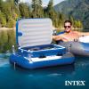 image:imageINTEX 26355EH Ultra XTR 18ft x 9ft x 52in Above Ground Swimming Pool Set with Sand Filter Pump Inflatable Lounge Pool Recliners 4Pack and Inflatable Beverage Cooler 2Pack