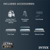 image:imageINTEX 26363EH Ultra XTR 24ft x 12ft x 52in Above Ground Swimming Pool Set with Sand Filter Pump Deluxe Automatic Vacuum Cleaner and Maintenance Cleaning Kit