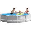 image:imageINTEX 26701EH Prism Frame Above Ground Swimming Pool Set 10ft x 30in  Includes 330 GPH Filter Pump  Removable Pool Ladder