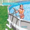 image:imageINTEX 26701EH Prism Frame Above Ground Swimming Pool Set 10ft x 30in  Includes 330 GPH Filter Pump  Removable Pool Ladder