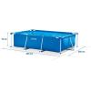 image:imageINTEX 28279EH Rectangular Frame Above Ground Swimming Pool Set 14ft x 33in  Includes 530 GPH Cartridge Filter Pump  SuperTough Puncture Resistant  Rust Resistant  1883 Gallon CapacityPool Only