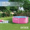 image:imageINTEX 28290EP 8Ft X 30In Pink Metal Frame Above Ground Swimming Pool8 x 30
