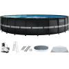 image:imageINTEX Ultra XTR 22 ft x 48 in Above Ground Pool Set Round Swimming Pool with Steel Frame 2100 GPH Sand Filter Pump Ladder Cover amp Ground ClothOriginal Packaging