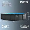 image:imageINTEX Ultra XTR 22 ft x 48 in Above Ground Pool Set Round Swimming Pool with Steel Frame 2100 GPH Sand Filter Pump Ladder Cover amp Ground ClothUpdated Packaging