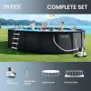 image:imageINTEX Ultra XTR 22 ft x 48 in Above Ground Pool Set Round Swimming Pool with Steel Frame 2100 GPH Sand Filter Pump Ladder Cover amp Ground ClothUpdated Packaging
