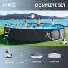 image:imageINTEX Ultra XTR 22 ft x 48 in Above Ground Pool Set Round Swimming Pool with Steel Frame 2100 GPH Sand Filter Pump Ladder Cover amp Ground ClothUpdated Packaging
