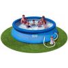 image:imageIntex 12 Foot by 30 Inch Easy Set Inflatable above Ground Swimming Pool with 530 GPH Krystal Clear Filter Pump for Children and Adults Blue