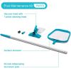 image:imageIntex 12 Foot by 30 Inch Framed Above Ground Swimming Pool with 42 Inch Tall Ladder Maintenance Kit Vacuum Skimmer and Secure Vinyl Pool Cover
