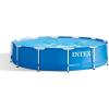 image:imageIntex 12 Foot by 30 Inches Above Ground Pool and Intex 12 Foot Round Pool Cover Material PVC with Capacity of 6 Person Gray