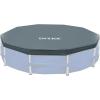 image:imageIntex 12 Foot by 30 Inches Above Ground Pool and Intex 12 Foot Round Pool Cover Material PVC with Capacity of 6 Person Gray