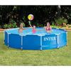 image:imageIntex 12 Foot by 30 Inches Above Ground Pool and Intex 12 Foot Round Pool Cover Material PVC with Capacity of 6 Person Gray