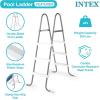 image:imageIntex 12 x 30 Round Metal Frame Outdoor Above Ground Swimming Pool Set with Filter Pump Cartridges 42 Inch Steel Pool Ladder and Secure Cover