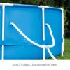 image:imageIntex 15ft x 48in Above Ground Frame Swimming Pool Set with 120V 1000 GPH Pump Filter Pump Cartridges Ground Cloth and Debris Cover