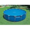 image:imageIntex 18 Foot Solar Vinyl Pool Cover and Wall Mounted Automatic Surface Skimmer