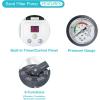 image:imageIntex 2100 GPH Sand Filter Pump Automatic Timer Device Bundled with Deluxe Maintenance Kit and WallMounted Surface Skimmer for Above Ground Pools