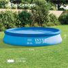 image:imageIntex 26165EH 15Foot x 42Inch Easy Setup Portable Inflatable Outdoor Above Ground Round Swimming Pool Set with Ladder Filter Pump Cover and Cleaning Maintenance Kit with Vacuum Skimmer amp Pole