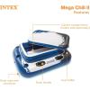 image:imageIntex 26325EH Ultra XTR 16ft x 48in Above Ground Swimming Pool Set with Sand Filter Pump Inflatable Lounge Pool Recliners 2Pack and Inflatable Beverage Cooler