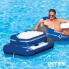 image:imageIntex 26325EH Ultra XTR 16ft x 48in Above Ground Swimming Pool Set with Sand Filter Pump Inflatable Lounge Pool Recliners 2Pack and Inflatable Beverage Cooler