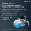 image:imageIntex 26355EH Ultra XTR 18ft x 9ft x 52in Above Ground Swimming Pool Set with Sand Filter Pump and OptiFlow 50lb Premium Filter Sand24 x 12 x 52
