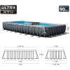 image:imageIntex 26355EH Ultra XTR 18ft x 9ft x 52in Above Ground Swimming Pool Set with Sand Filter Pump and OptiFlow 50lb Premium Filter Sand32 x 16 x 52