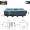 image:imageIntex 26363EH Ultra XTR 24ft x 12ft x 52in Above Ground Swimming Pool Set with Sand Filter Pump and Protective Pool Canopy18 x 9 x 52