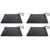 image:imageIntex 28685E Solar Mat Above Ground Swimming Pool Water Heater for 8000 GPH Pool Black 4 Pack