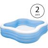 image:imageIntex 75ft x 75ft x 22in Swim Center Inflatable Above Ground Pool 2 Pack2 Pack