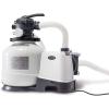 image:imageIntex Above Ground Pool Sand Filter Pump Bundled with Replacement Hose Digital Timer and One Hydro Aeration Technology for Outdoor Use
