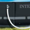 image:imageIntex Above Ground Pool Sand Filter Pump Bundled with Replacement Hose Digital Timer and One Hydro Aeration Technology for Outdoor Use