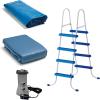 image:imageIntex Above Ground Swimming Pool Ladder with Pump and 15 Pool Debris Cover