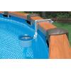 image:imageIntex Deluxe Wall Mounted Pool Surface Automatic Skimmer with Removable Strainer Basket for 800 GPH Pumps AboveGround Pool Accessory 2 Pack