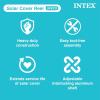 image:imageIntex Heavy Duty Solar Above Ground Pool Cover Reel Aluminum Adjustable with Locking Mechanism for Rectangle Frame Pool Cover Not IncludedSingle