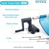 image:imageIntex Heavy Duty Solar Above Ground Pool Cover Reel Aluminum Adjustable with Locking Mechanism for Rectangle Frame Pool Cover Not IncludedSingle